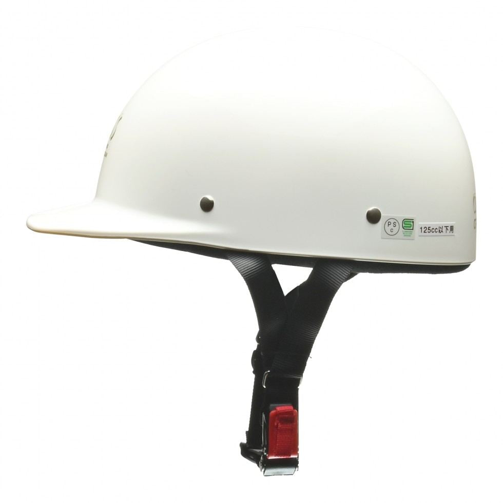 CROSS CR-680 Half Helmet White Free Size (under 57-60cm)