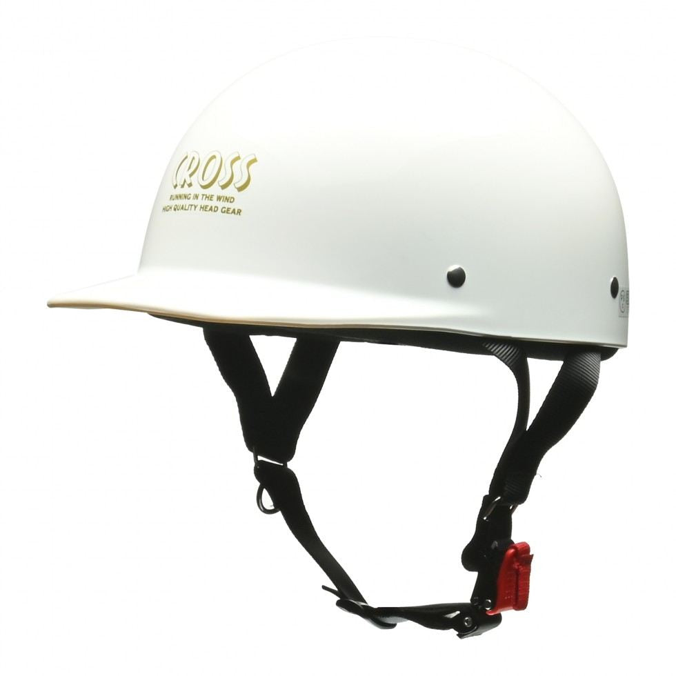 CROSS CR-680 Half Helmet White Free Size (under 57-60cm)