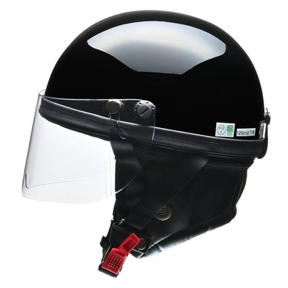 HARVE(ハービー) HS-2 ハーフ ヘルメット ブラック フリーサイズ(57～60cm未満)