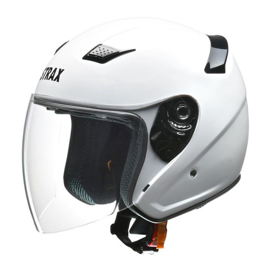 STRAX SJ-8 Jet Helmet White