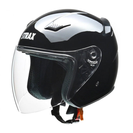 STRAX SJ-8 Jet Helmet Black