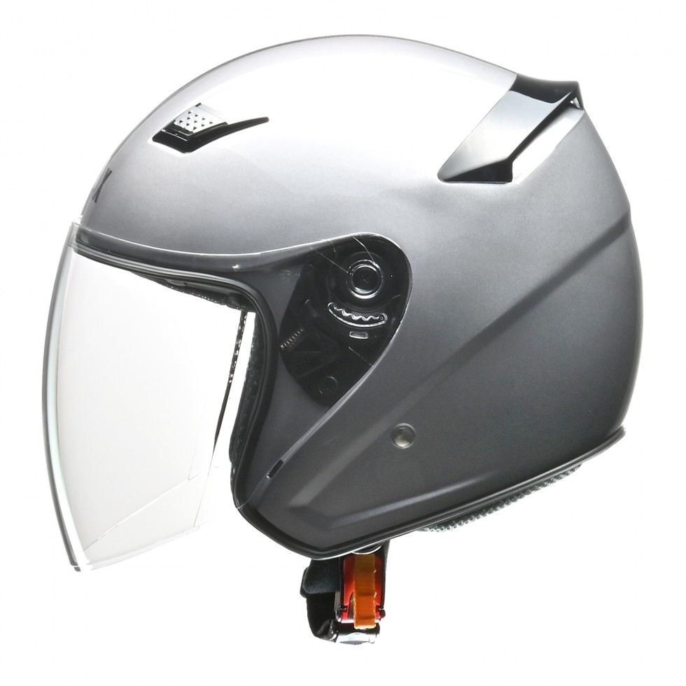 STRAX SJ-8 Jet Helmet Silver