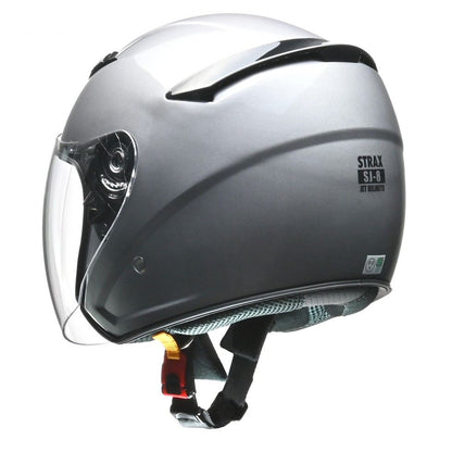 STRAX SJ-8 Jet Helmet Silver