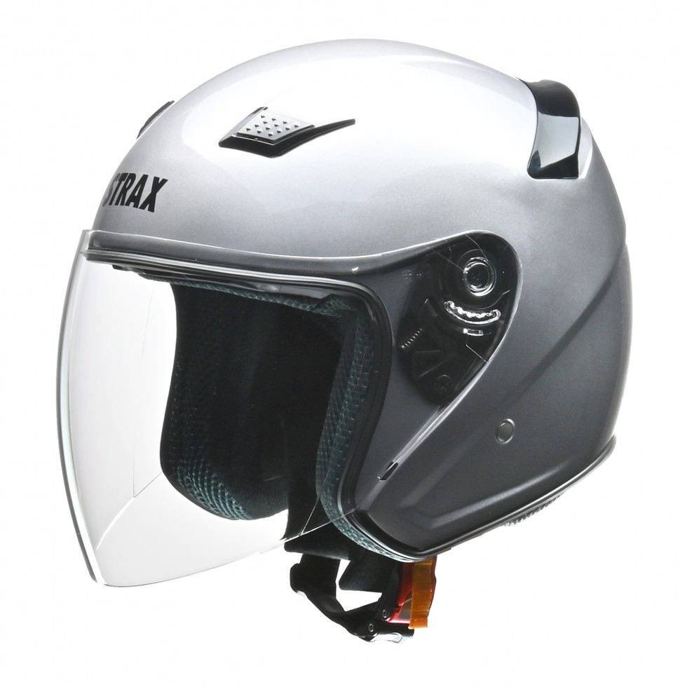 STRAX SJ-8 Jet Helmet Silver