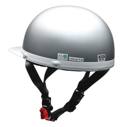 CROSS(クロス) CR-741 ハーフ ヘルメット シルバー LL(61～62cm未満)