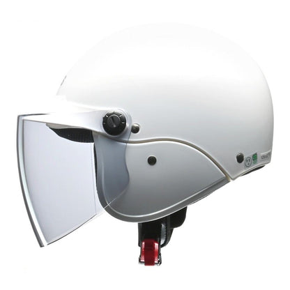 apiss(アピス) AP-603 セミジェット ヘルメット ホワイト フリーサイズ(57～60cm未満)