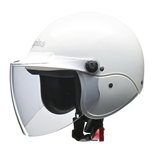 apiss AP-603 Semi-Jet Helmet White Free Size (under 57-60cm)