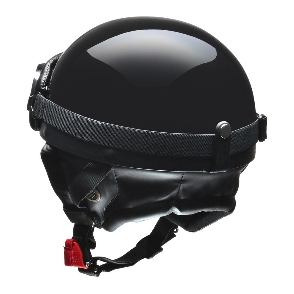 CROSS(クロス) CR-750 ハーフ ヘルメット ブラックメタリック フリーサイズ(57～60cm未満)