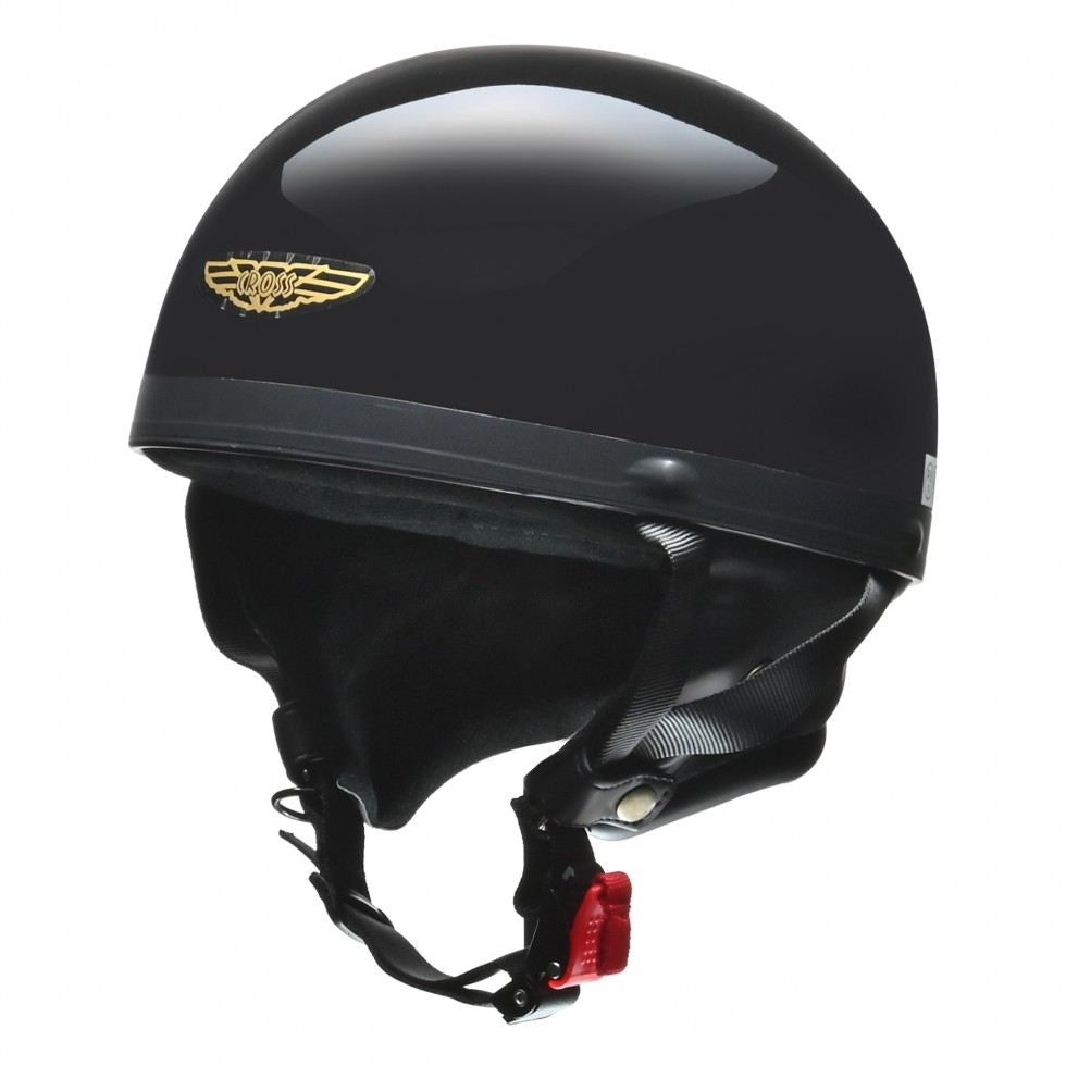 CROSS(クロス) CR-750 ハーフ ヘルメット ブラックメタリック フリーサイズ(57～60cm未満)