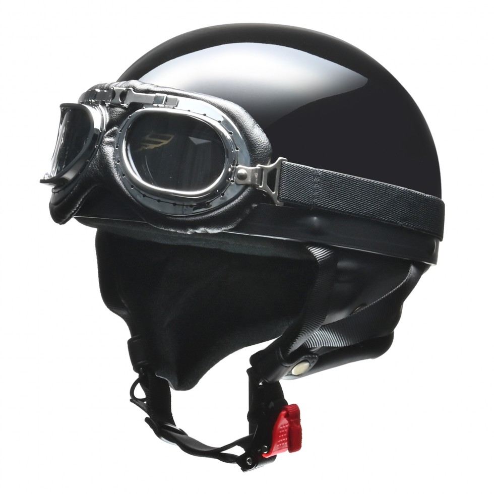 CROSS(クロス) CR-750 ハーフ ヘルメット ブラックメタリック フリーサイズ(57～60cm未満)