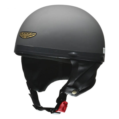 CROSS(クロス) CR-750 ハーフ ヘルメット マットブラック フリーサイズ(57～60cm未満)