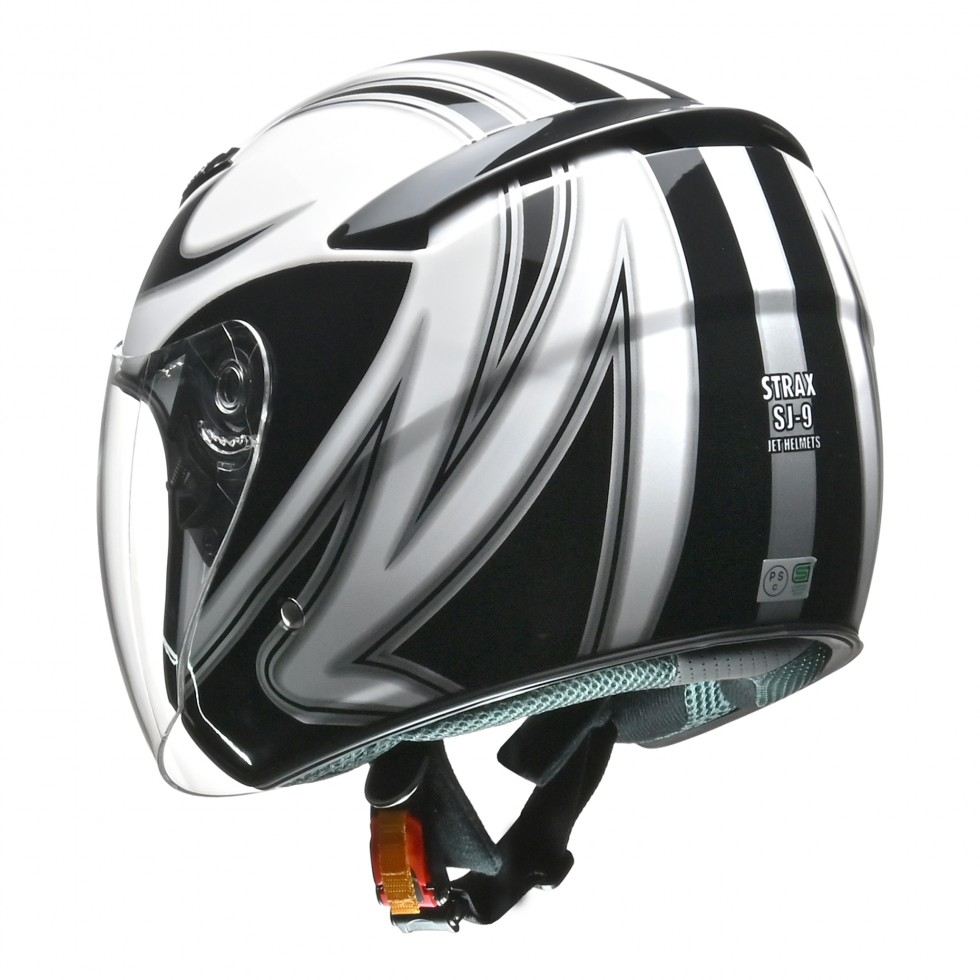 STRAX SJ-9 Jet Helmet White