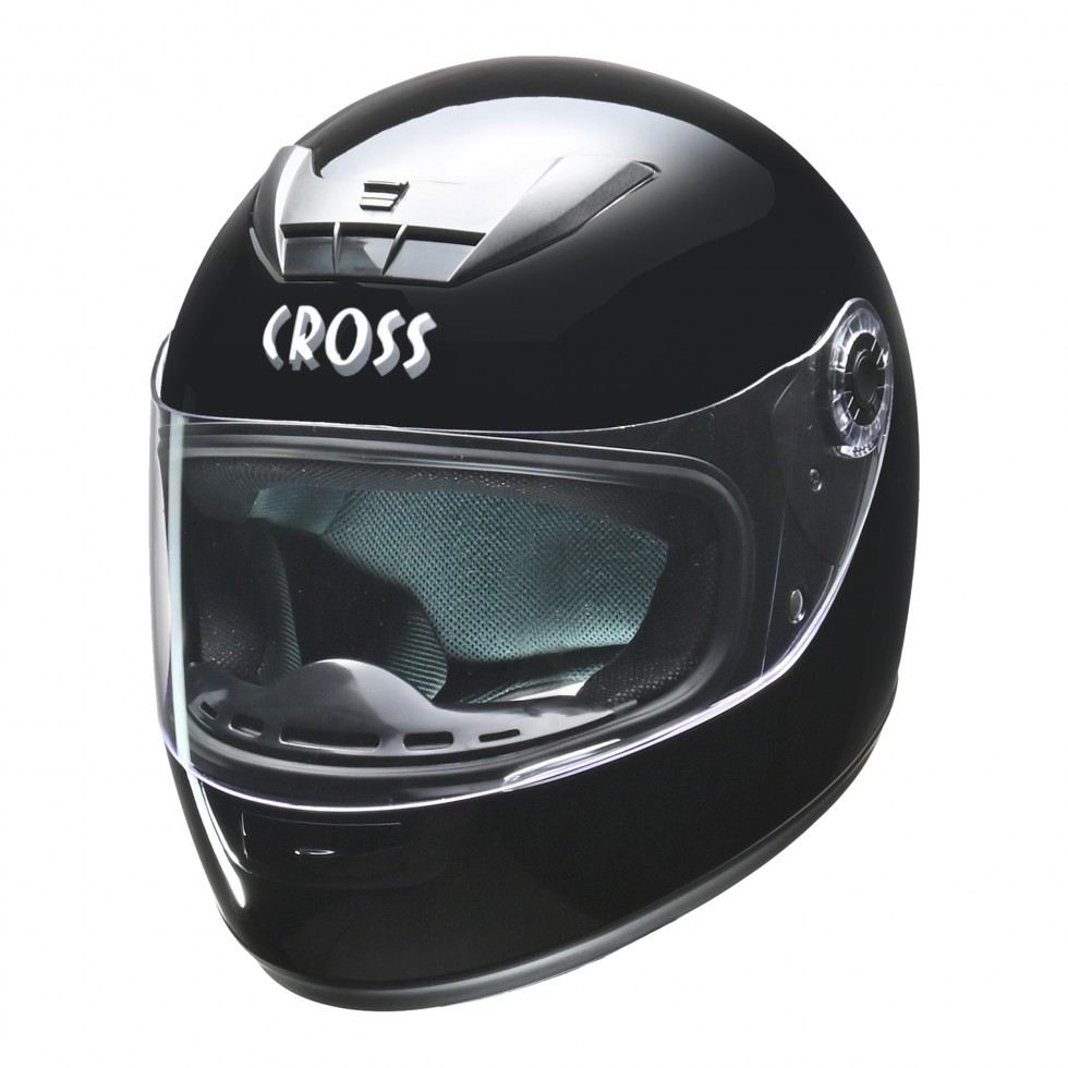 CROSS(クロス) CR-715 フルフェイス ヘルメット ブラック フリーサイズ(57～60cm未満)