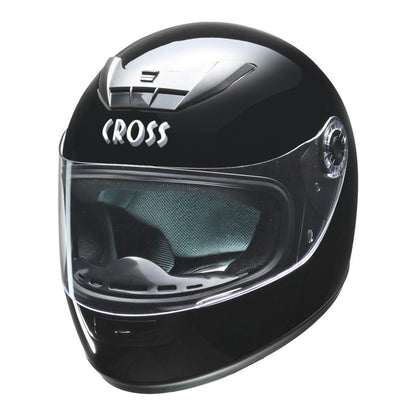 CROSS(クロス) CR-715 フルフェイス ヘルメット ブラック フリーサイズ(57～60cm未満)