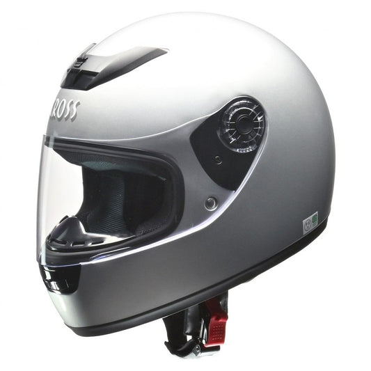 CROSS CR-715 Full Face Helmet Silver Free Size (less than 57-60cm)