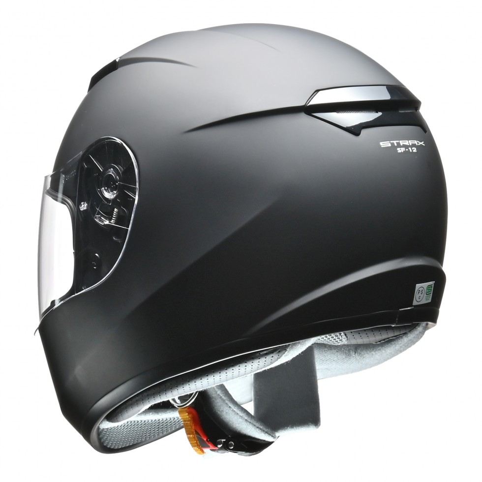 STRAX(ストラックス) SF-12 フルフェイス ヘルメット マットブラック