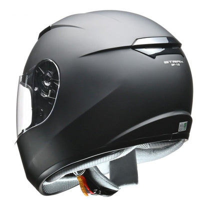 STRAX(ストラックス) SF-12 フルフェイス ヘルメット マットブラック