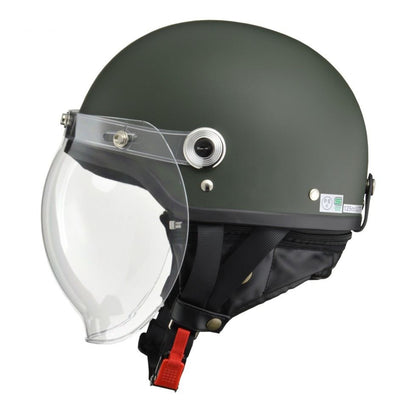 CROSS CR-760 Half Helmet Matte Green One Size (57-60cm)