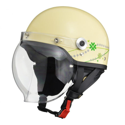 CROSS CR-760 Half Helmet Club Ivory Free Size (Under 57-60cm)