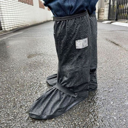 RW-056A Long Rain Boot Cover Black 25.0-27.5cm