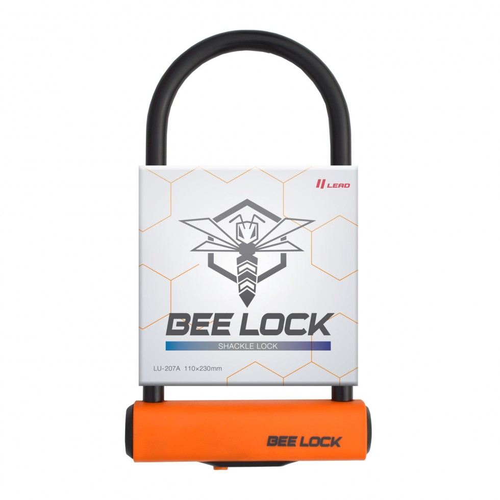 LU-207A BEELOCK Shackle Lock 12mm D-Shackle / 110x230mm Inner Dimensions