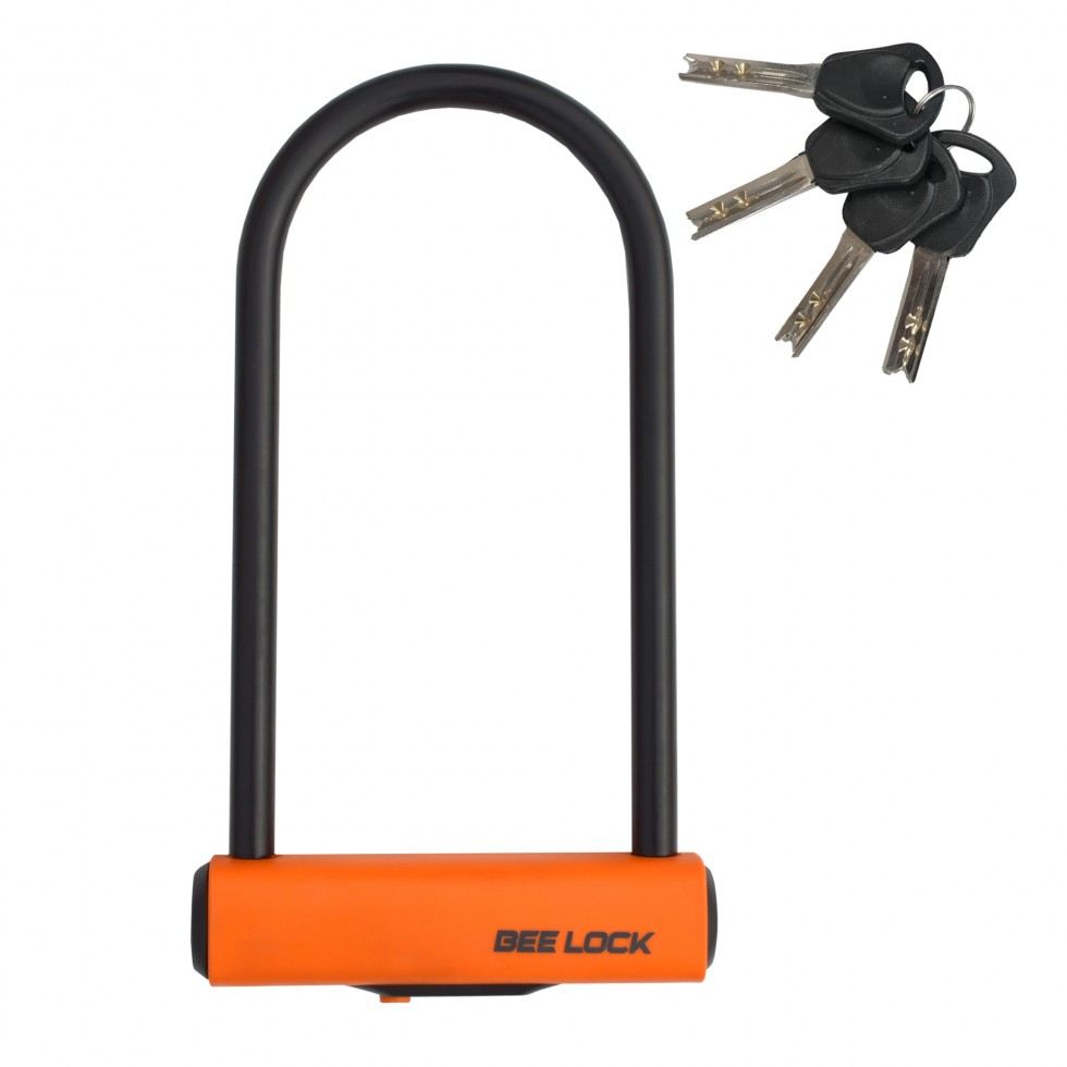 LU-207A BEELOCK Shackle Lock 12mm D-Shackle / 110x230mm Inner Dimensions