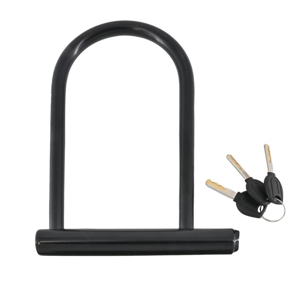 LU-209A Shackle Lock Black 14φ/Inner dimensions W108 x H200mm