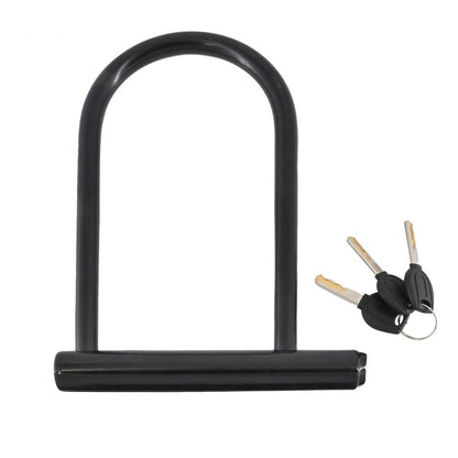 LU-209A Shackle Lock Black 14φ/Inner dimensions W108 x H200mm