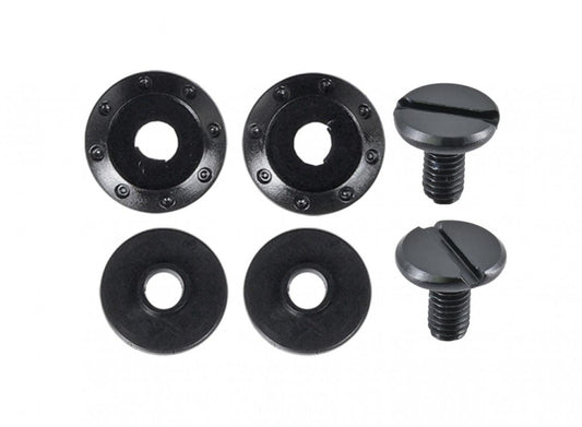 HS-2B Shield Screw Set, Black, 2 pieces each
