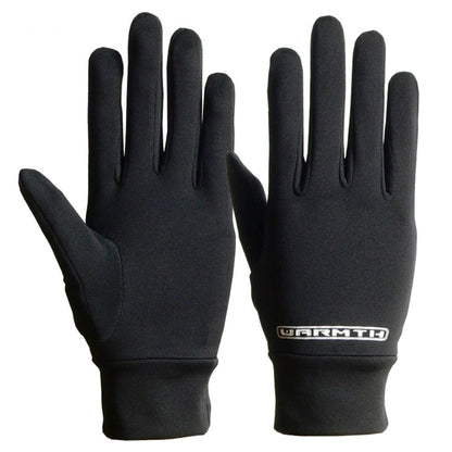 KH-006T Fleece Inner Gloves, Black, One Size