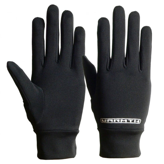 KH-006T Fleece Inner Gloves, Black, One Size