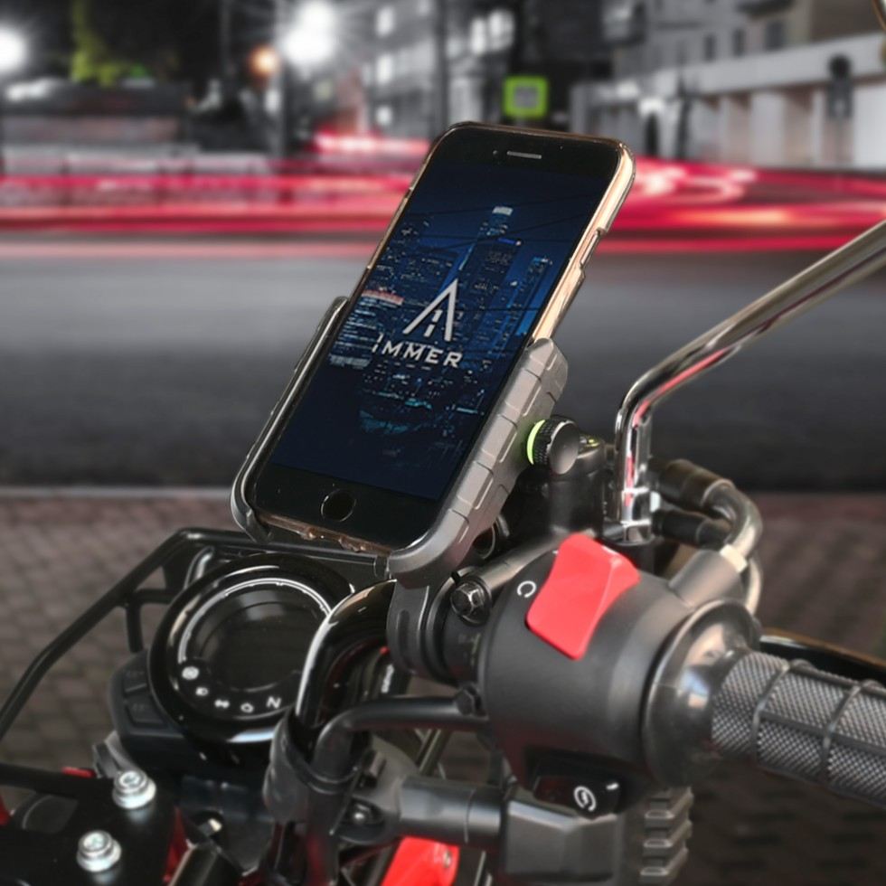 KS-257A iMMER スマホホルダー ブラック