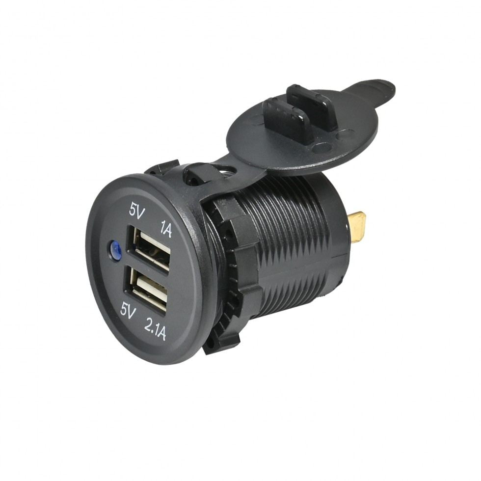 KS-258A iMMER USB充電ソケット ブラック