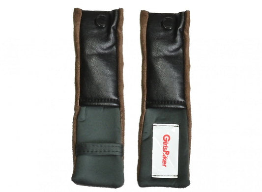 REISEZ Belt Pads, Brown, Left and Right Set