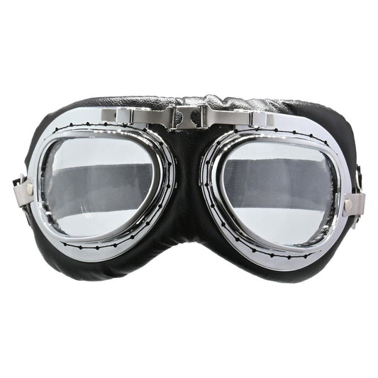 PG-400A Vintage Goggles Chrome Plated