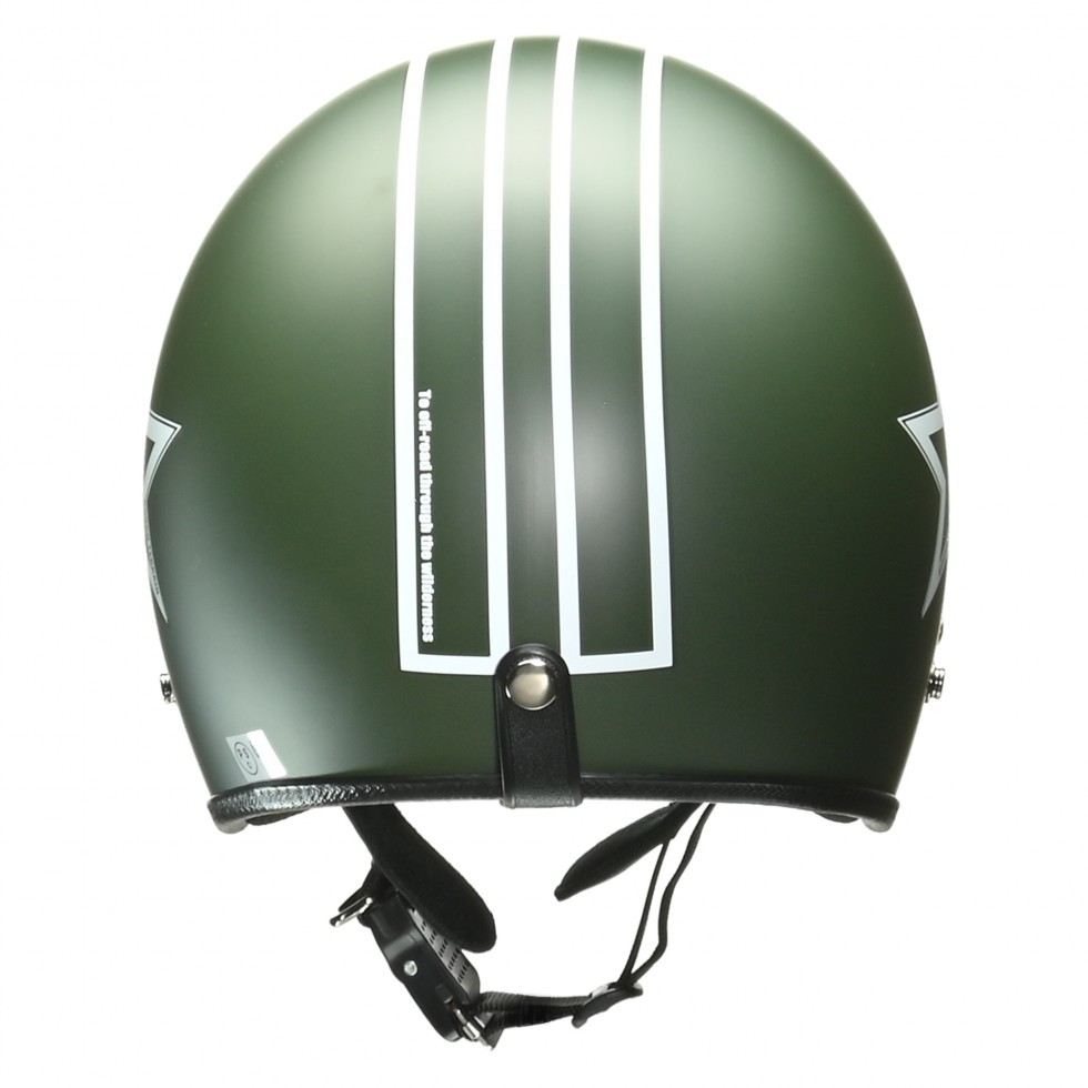 GRENVER Jet Helmet Matte Green Free Size (57-60cm)