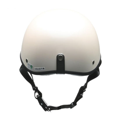 ELZO Half Helmet Pearl White Free Size (under 57-60cm)