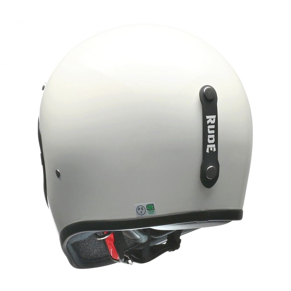 RUDE Full-Face Helmet White Free Size (less than 57-60cm)
