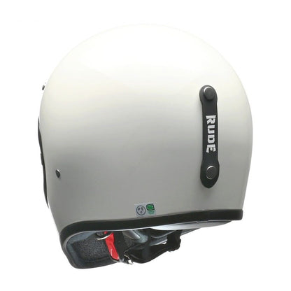 RUDE Full-Face Helmet White Free Size (less than 57-60cm)