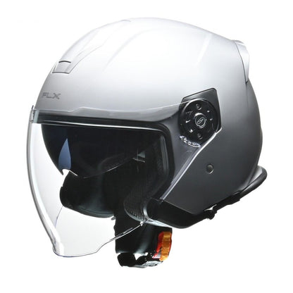 FLX Jet Helmet Matte Silver