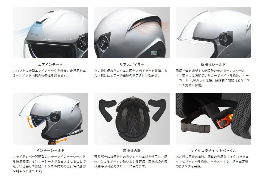 FLX Jet Helmet Matte Black