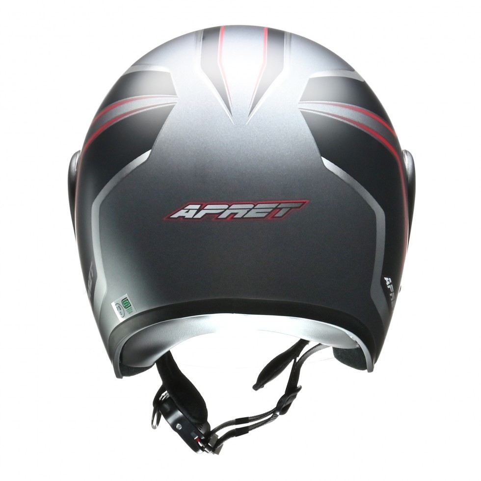 APRET(アペレート) ジェット ヘルメット マットガンメタリック フリーサイズ(57～60cm未満)