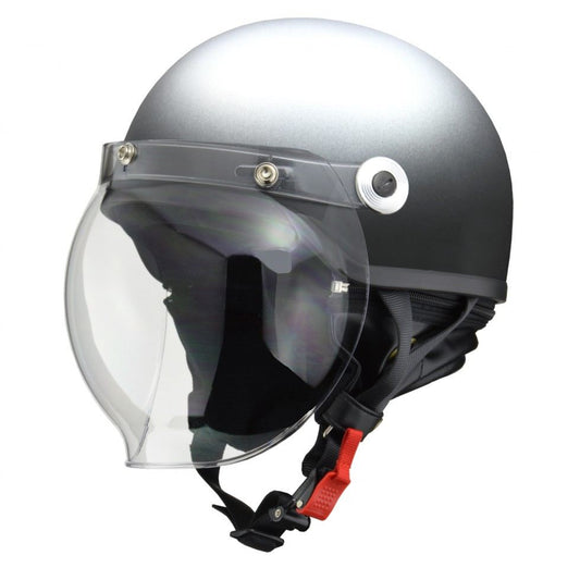 CROSS CR-761 Half Helmet, Matte Gunmetal, LL (under 61-62cm)
