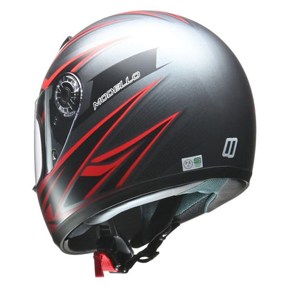 MODELLO(モデーロ) フルフェイス ヘルメット マットガンメタ フリーサイズ(57～60cm未満)