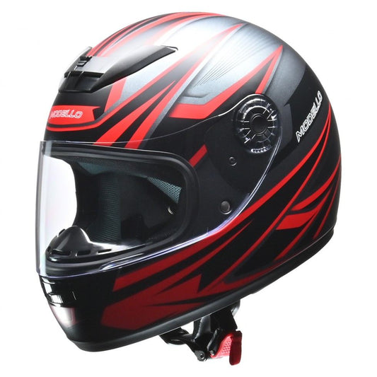 MODELLO Full Face Helmet, Matte Gunmetal, Free Size (57-60cm未満)