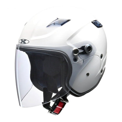 RAZZO STRADA X-AIR Semi-Jet Helmet White