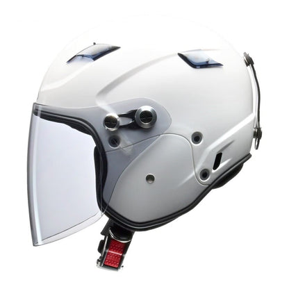 RAZZO STRADA X-AIR Semi-Jet Helmet White