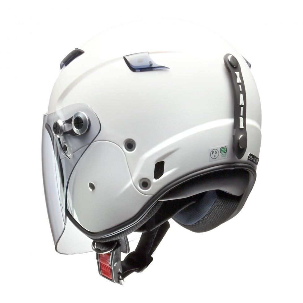 RAZZO STRADA X-AIR Semi-Jet Helmet White