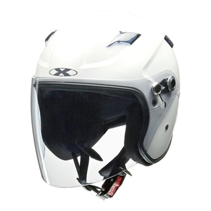 RAZZO STRADA X-AIR Semi-Jet Helmet White