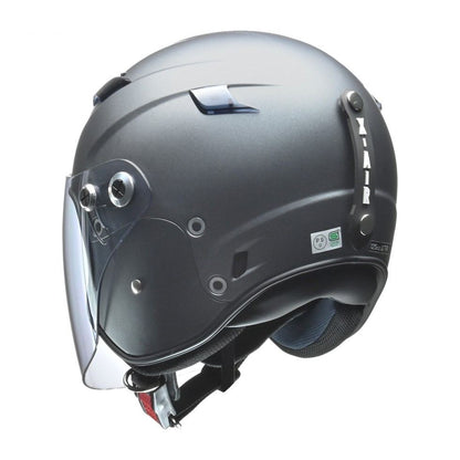 RAZZO STRADA X-AIR Semi-Jet Helmet Matte Gunmetal